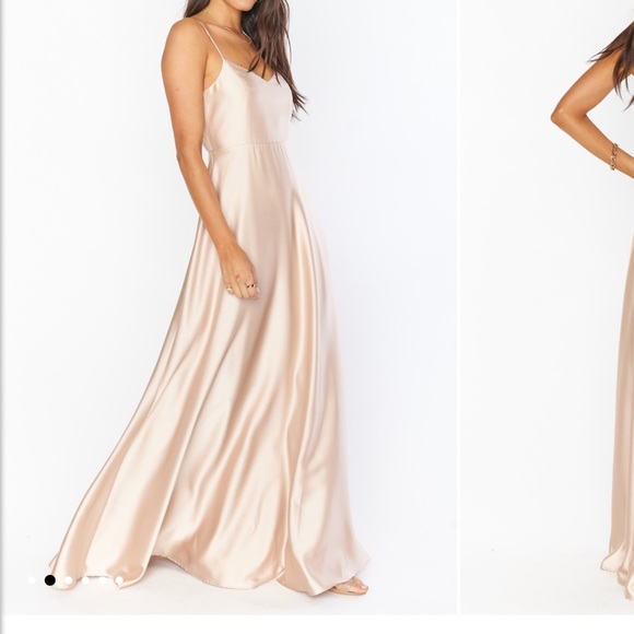 Show Me Your MuMu Dresses & Skirts - Faith Maxi Dress in Champagne
